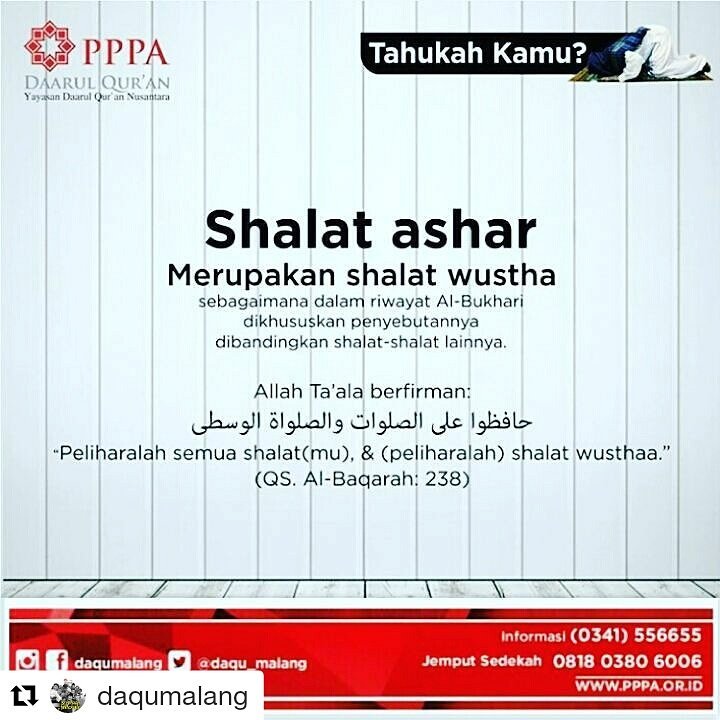 Ashar dulu yuk
Tinggalkan sejenak aktivitas untuk melaksanakan ibadah sholat ashar tepat waktu dan berjamaah
