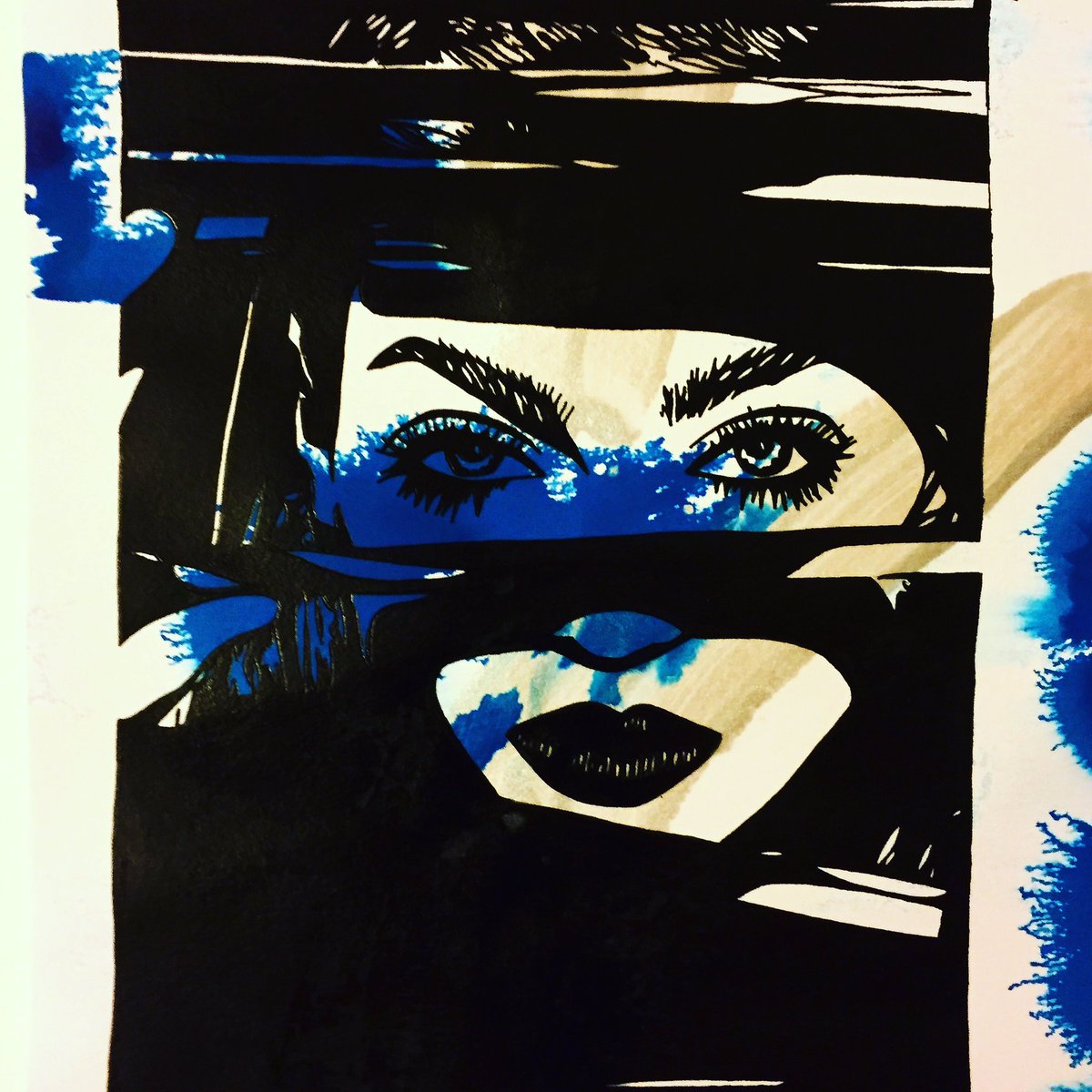 toocreativeart's tweet image. When you want to add some #SparkleAndRepeat to model art &amp;amp; the silver doesn&apos;t show in the photo 😬 @DanniiMinogue same with that gold! 😪