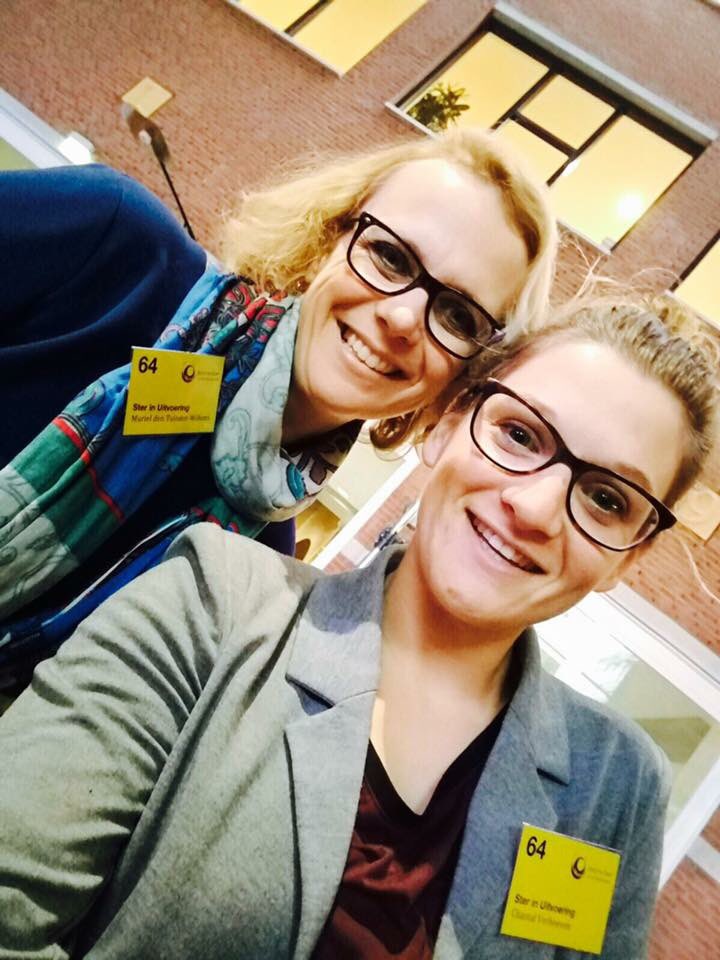 Muriel &amp; Paulien gingen speeddaten tijdens @beursvloer073. Fantastisch initiatief. Uitkomst: meerdere matches voor Ster! #Wordtvervolgd