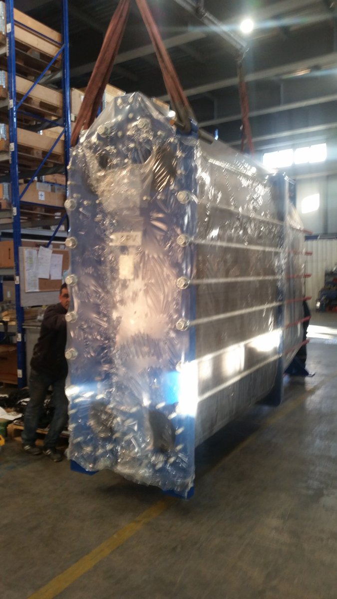 gkaradayi's tweet photo. Ready to shipment... 1200 m3/h per PHE... for the biggest Steel&amp;Iron Co. in Turkey  by @Sesinoks @SPXFlow @APV_Industrial https://t.co/SBYJT7AcGt