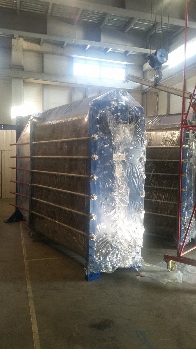 gkaradayi's tweet photo. Ready to shipment... 1200 m3/h per PHE... for the biggest Steel&amp;Iron Co. in Turkey  by @Sesinoks @SPXFlow @APV_Industrial https://t.co/SBYJT7AcGt