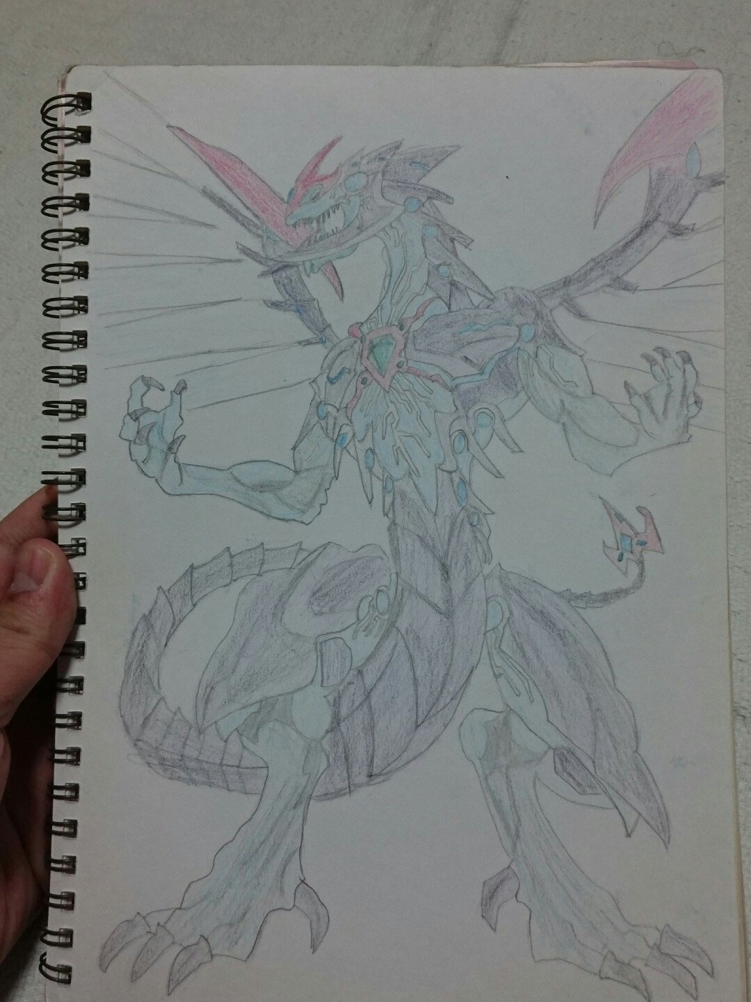 ユウ 磁石の人 Na Twitterze 模写にはまっていた頃に描いた 氷結界の龍 グングニール 氷結界の龍 トリシューラ Bf 激震のアブロオロス 銀河眼の光子竜 着色 絵の書き方の心得とかない状態で描いたので イラストだけが頼りでした あと着色しないほうがきれいに見える