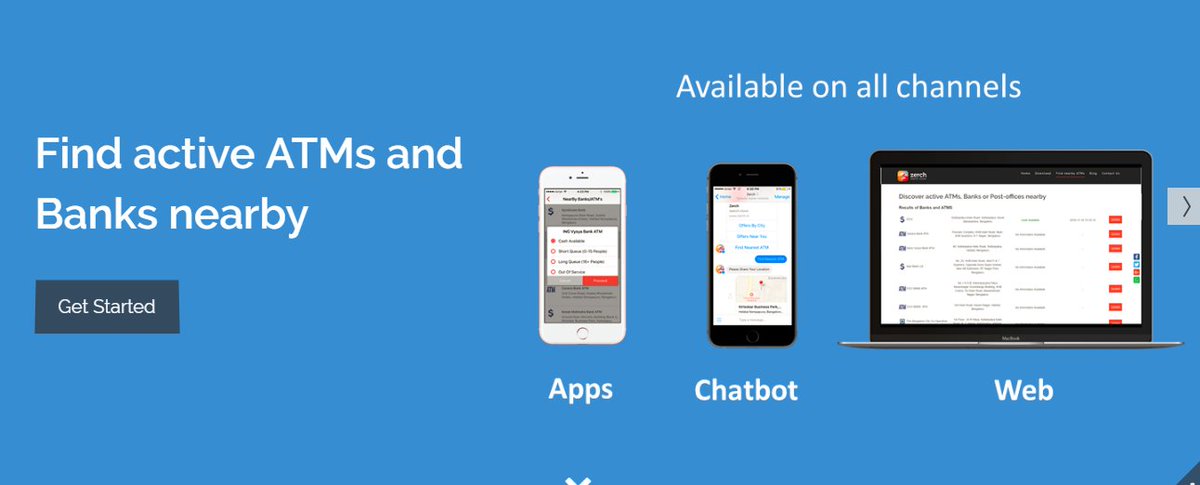 Know about an ATM with cash? Near a bank with a fresh stock of currency notes? Update &amp; help others zerch.in

#Demonetisation