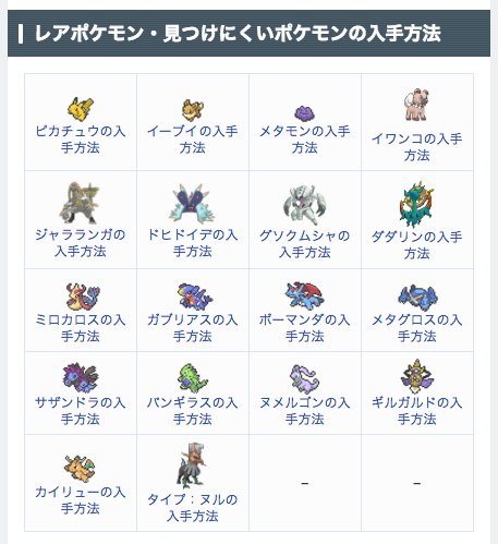 Twitter 上的 ポケモンアルセウス攻略 Game8公式 見つけにくいポケモンの入手方法をまとめました 他にも入手方法がわからなくて困るポケモンがいる方はリプライしていただければ掲載したいと思います サンムーン レアポケモン 見つけにくいポケモンの入手方法