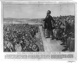 AutocueApp's tweet photo. On this day, 1863, President Lincoln delivered a short speech at the close of ceremonies dedicating the battlefield cemetery at Gettysburg. https://t.co/IzwHgTwX4l