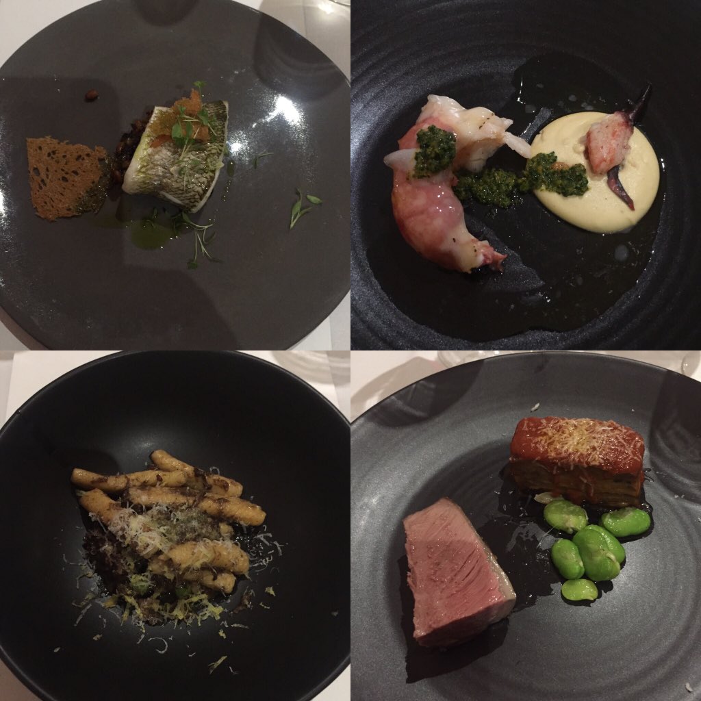Great food from @rockpoolgroup at last night's @gourmetescape @woodlandswinery dinner.