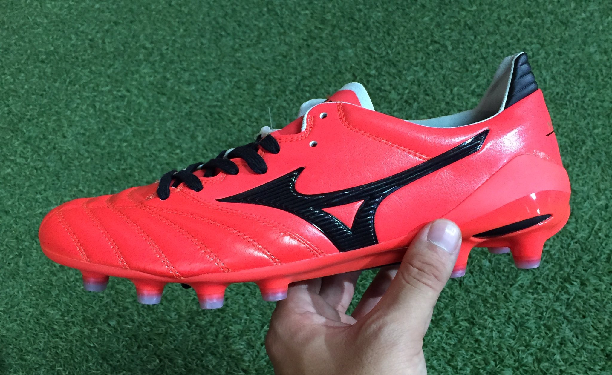 モレリアネオ2 蛍光色 モレリア NEO 2 オレンジ×ホワイト 【MIZUNO|ミズノ】サッカー