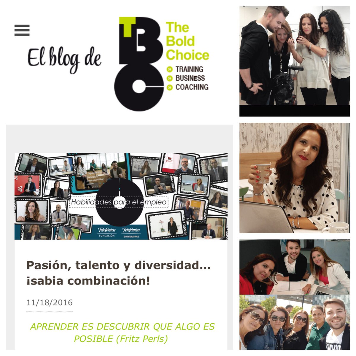 Pasión, talento y diversidad… ¡sabia combinación! Verdadero #trabajoenequipo #mooc #habilidades | vía <a href="/TBoldChoice/">The Bold Choice</a>  valueandsuccess.com/pasion-talento…