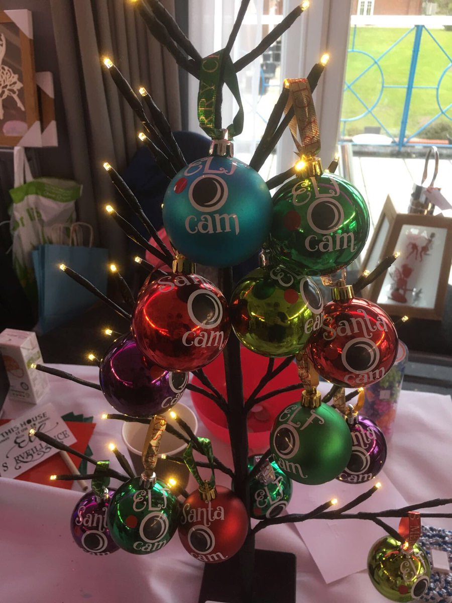 monkeydebris_c's tweet image. Santa &amp;amp; Elf Cam baubles.
