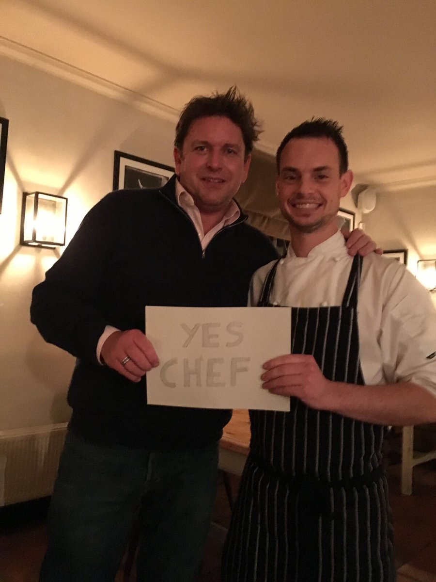Kingjohninn's tweet photo. @jamesmartinchef it was a pleasure cooking for you, hope you enjoyed it and we hope to see you again in the future! #yeschef #jamesmartin https://t.co/HeXuPaaBO4