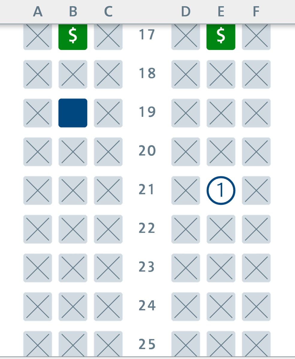 seatswappr's tweet photo. En route to PSP, got a middle seat, hoping to swap to an aisle. Family of 5 looking to swap too. #wouldpaytoswap #flyingsolo @AmericanAir https://t.co/z0QsFcIfmQ