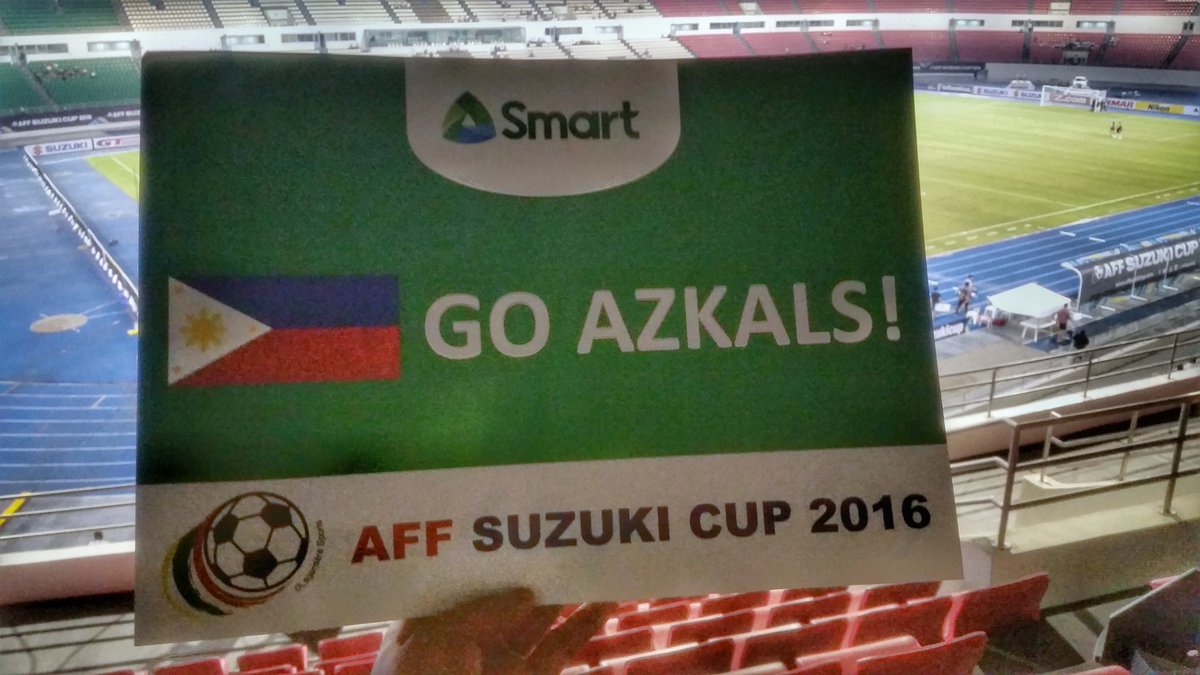 Waiting for kickoff 😁#AFFSuzukiCup #Philippines #Azkals #football #PhilippineSportsStadium #Bulacan