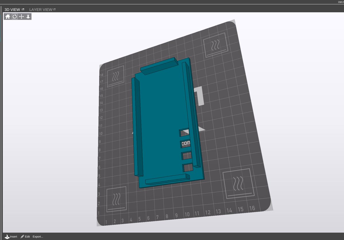 My first semi-successful attempt at 3D modeling using <a href="/Autodesk/">Autodesk</a> tools. We'll see if it ends up as a ball of mangled plastic on the printer..