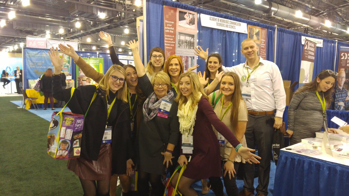 LSU COMD Students are at ASHA...COMD STRONG!