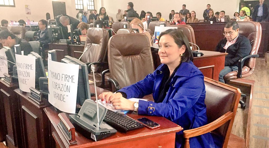 angelagarzonc's tweet photo. En @ConcejoDeBogota seguimos escuchando presentación d #Presupuesto2017|El turno hoy para #OrganosDeControl @ContraloriaBta @personeriabta https://t.co/DkbYQXC3zW