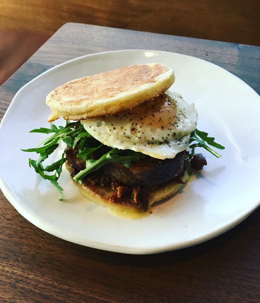 aster_sf's tweet photo. Perfect rainy day to cozy up @aster_sf with a breakfast sando or some duck confit hash #astersf https://t.co/ROHED4ZBjj