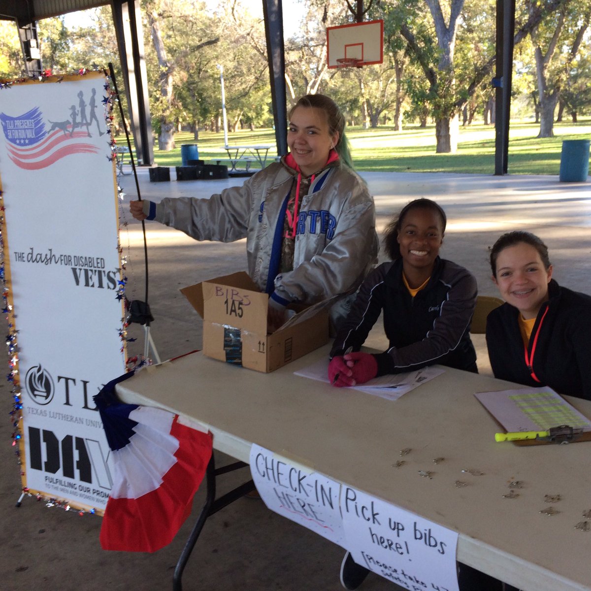 tlulibrary's tweet photo. Thank you @Dash4Vets students for a great event! #TLU https://t.co/rRFaRVcuBP