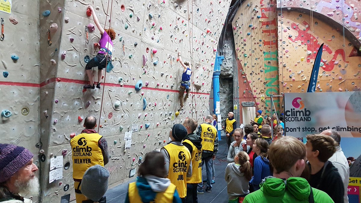climb_scotland's tweet photo. Great comp and great climbing! #SSCC2016 @climb_scotland @GlasgowClimbing @sportscotland @Entre_Prises https://t.co/VgTIXGBiZA