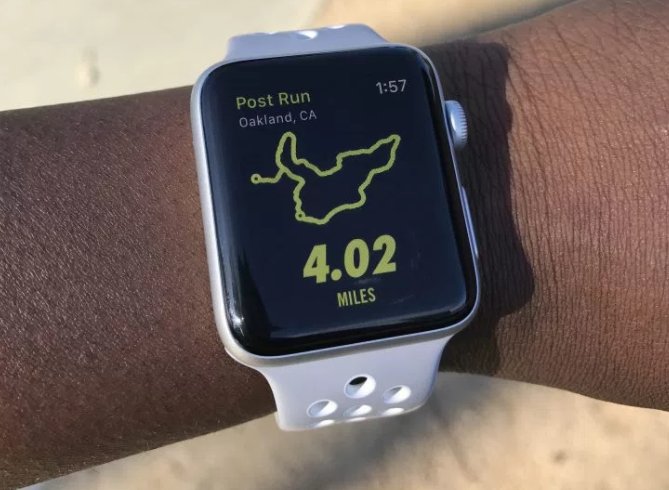 Running with the Apple Watch Nike+