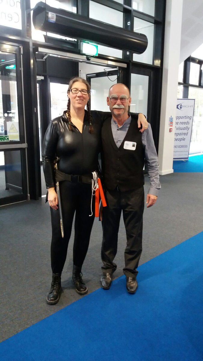 Watch out! Ninja staff taking your money for Children in Need #funtimes