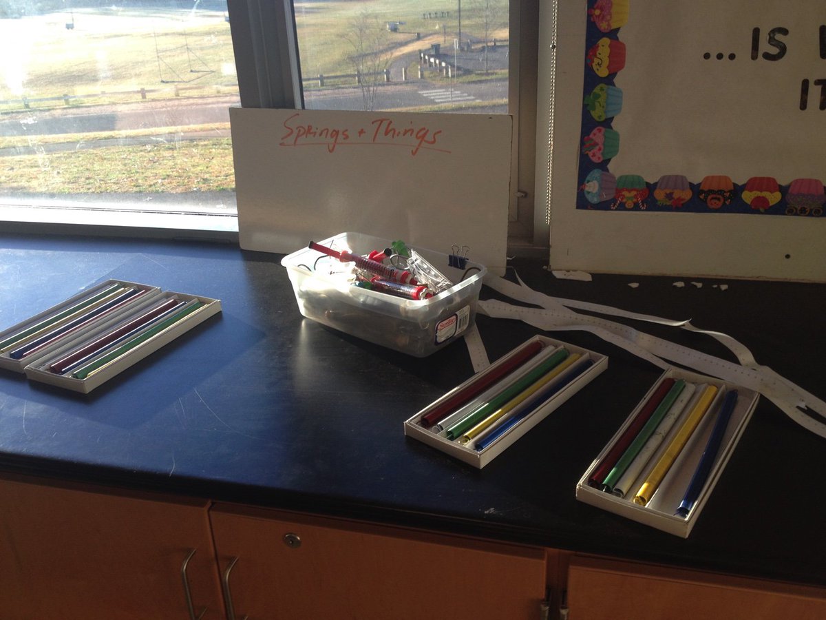 jtschemm's tweet photo. Create ‘Springs and Things” Scientific Models for today’s @CTScience Meeting in Hamden #studentmode A-136 https://t.co/pIyx6UTVWO