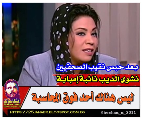 نشوى الديب نائبة إمبابة بعد حبس نقيب الصحفيين : ليس هناك أحد فوق المحاسبة