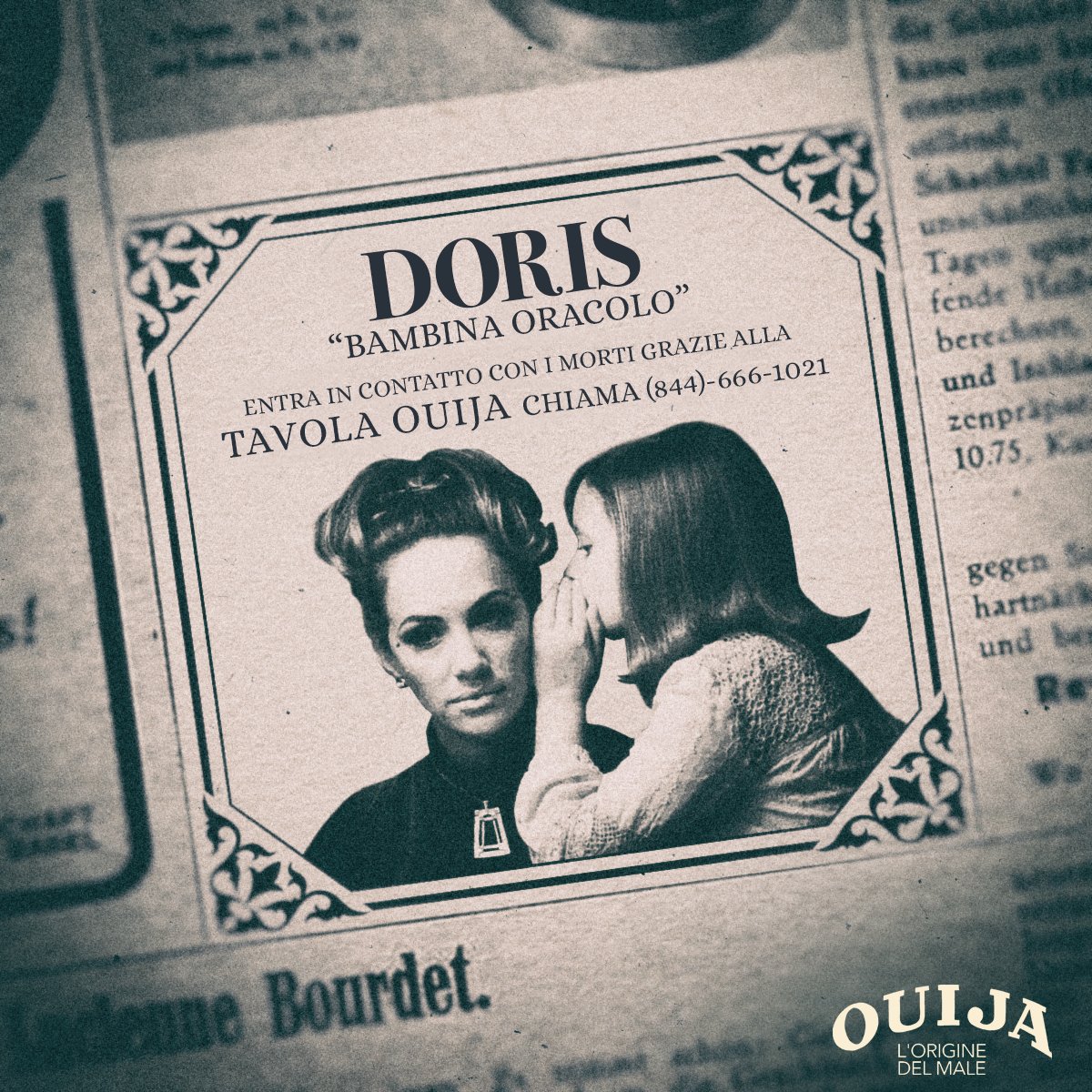 OuijaIT's tweet photo. Siete sicuri di voler parlare con gli spiriti? #OuijaIlFilm #LOrigineDelMale è al cinema: https://t.co/h3WPyEDZTH. https://t.co/k1cwCV9YhM