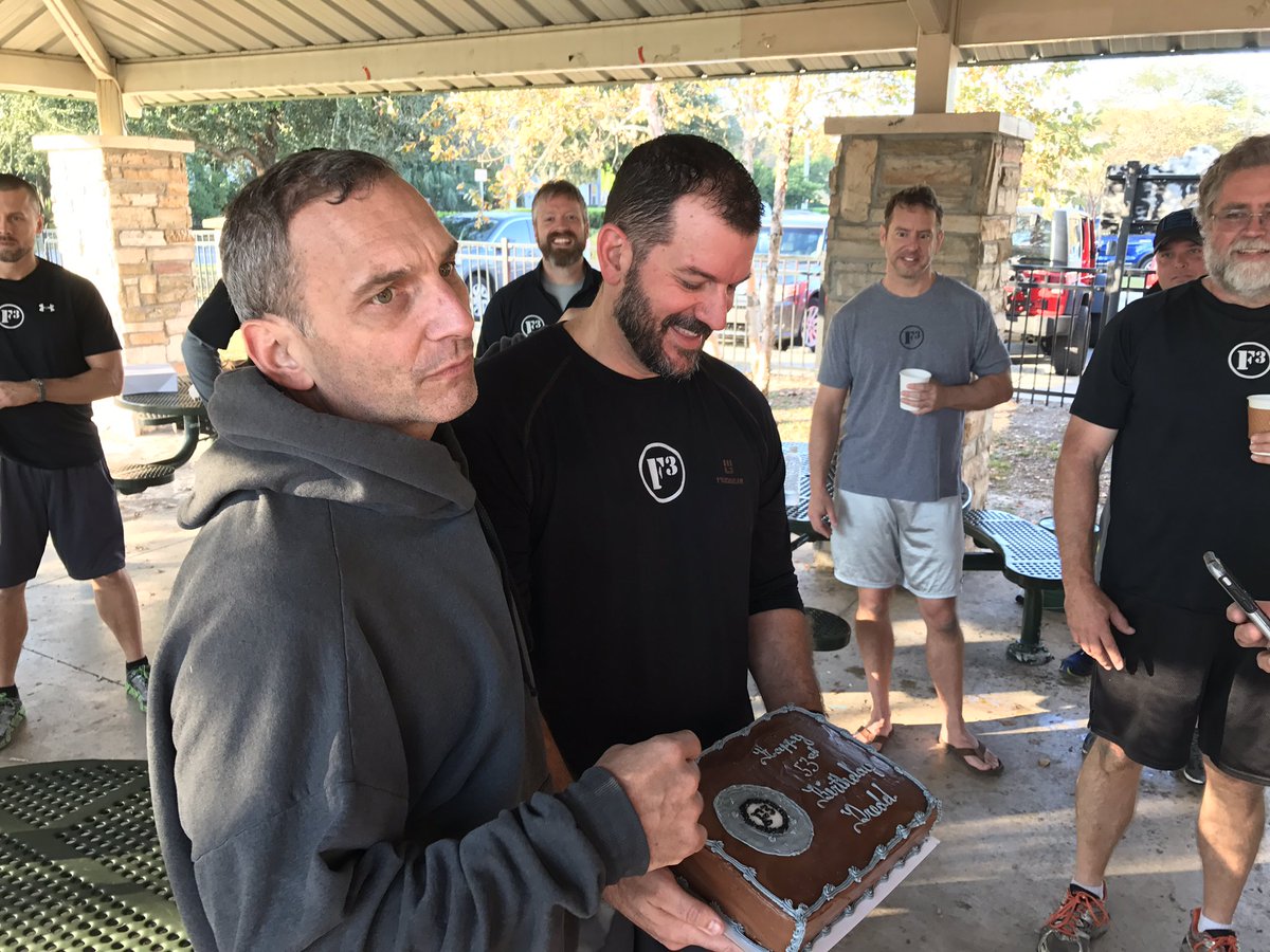 joshuaesc's tweet photo. Celebrated @DreddCNC birthday at #growschool @F3StSimons @F3LakeMurray @F3Columbia @F3theFort @F3Orlando @F3Nation @F3Savannah #whereslinus https://t.co/Z0RQMh22Kd