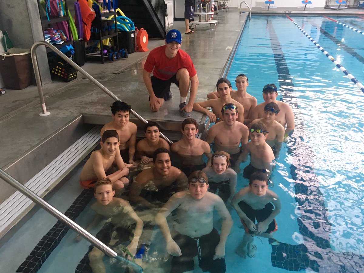 Boys swim numbers are up!  We r close to 40 total swimmers and divers between boys and girls teams! <a href="/GHSVarsitySwim/">Goshen Swimming</a> #Goshenpride