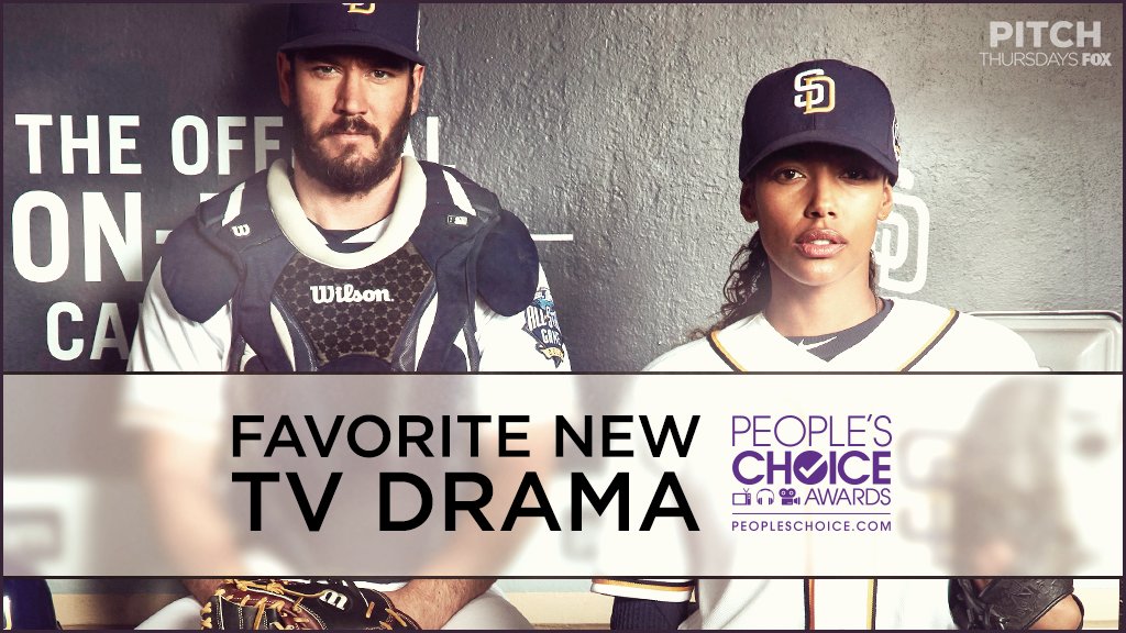 #Pitch is nominated for the Favorite New TV Drama <a href="/PeoplesChoice/">People's Choice Country Awards</a> Award! Make sure to get your votes in: fox.tv/VotePitch ⚾️ #PCAs
