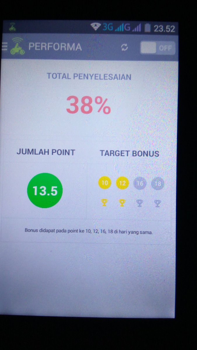 Nugrahapatra's tweet photo. @gojekindonesia min point 12 dapet bonus brpa ya ko belum ada notif dapet bonusnya nih ?? https://t.co/8VvhdTwRJl