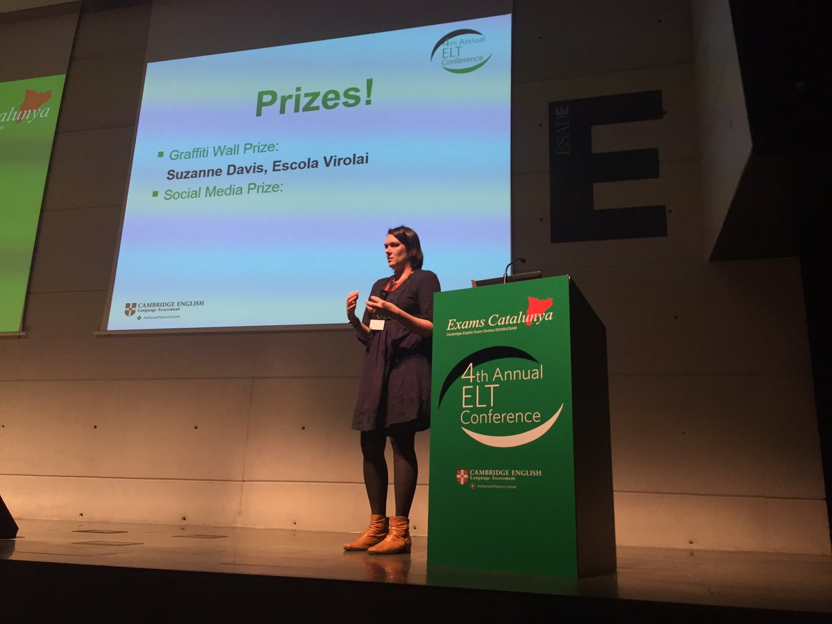 ExamsCatalunya's tweet photo. Thank you to everyone who came to the #4thELTConference today!! What a great day! https://t.co/aOGbWXIgoh
