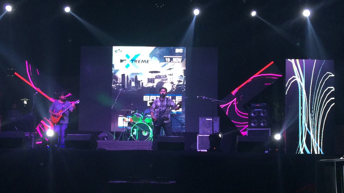 First band up at BML Munjal University for <a href="/67thmilestone/">The 67th Milestone</a> is Functional Hazard.#BattleOfBands