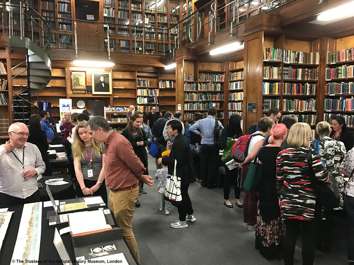 NHM_Library's tweet photo. Science Uncovered #SU2016 @NHM_London we were visited by 1353 people during the evening! #YearInArchives https://t.co/DKRXKBfnfK