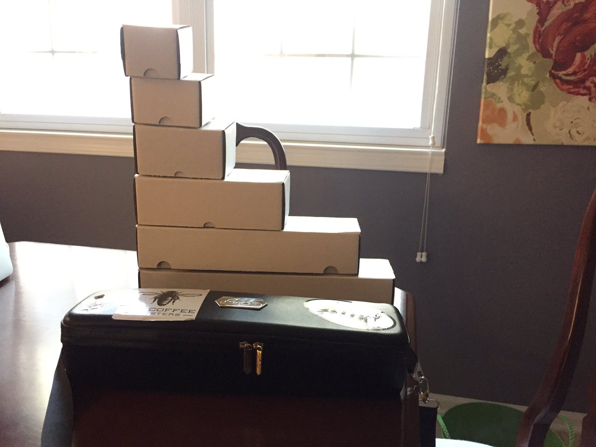 JoshuaJMills's tweet photo. Moving all my prototypes to standard card boxes for easy storage and quick loading of the @QuiverTime #designerhack https://t.co/L3C4slG5ns