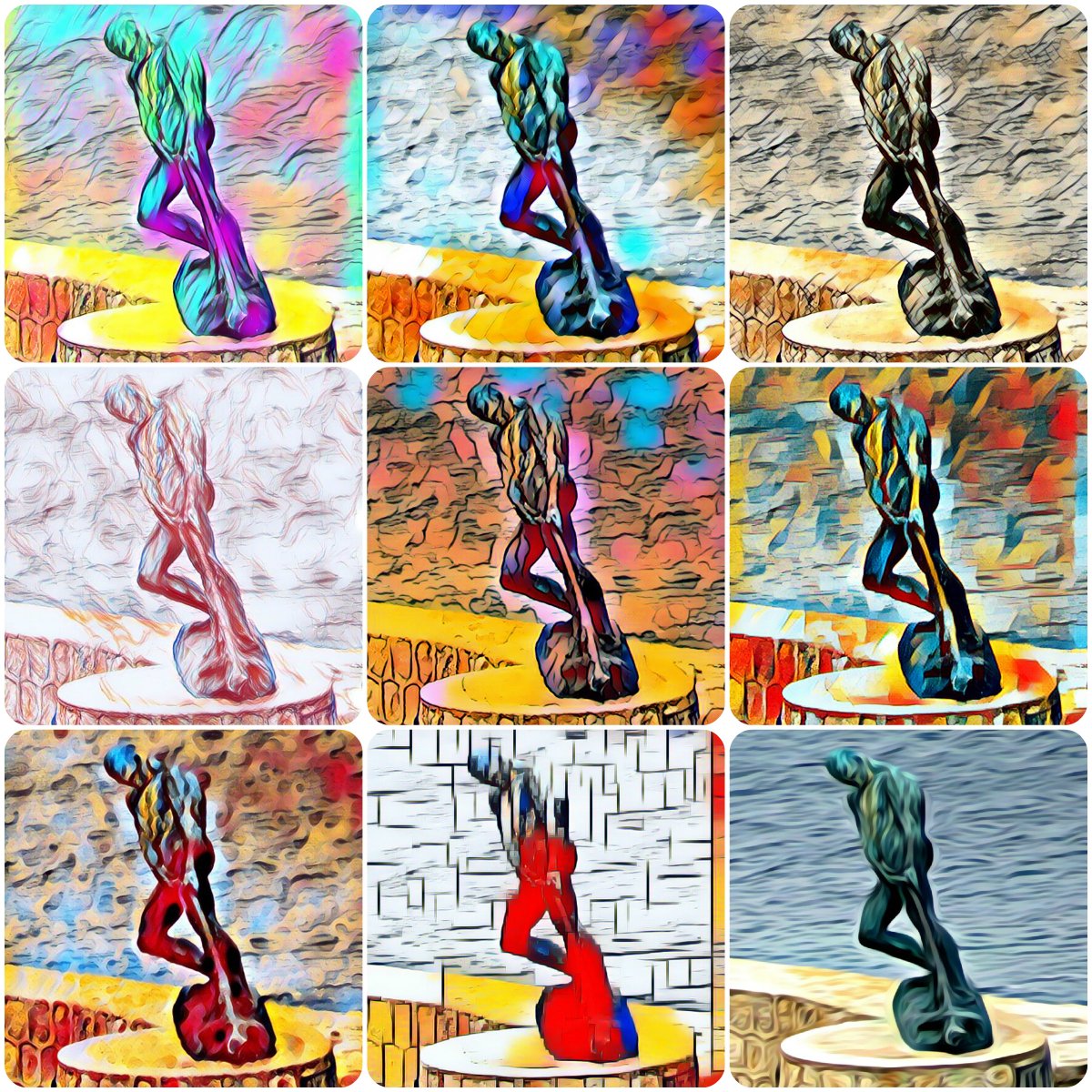 FunPhotographic's tweet photo. Examples of all the new #PicsArt #MagicEffects applied to the same photo taken from #VillaEphrussiDeRothschild near #Nice in #France. https://t.co/i2f6erZ3pT