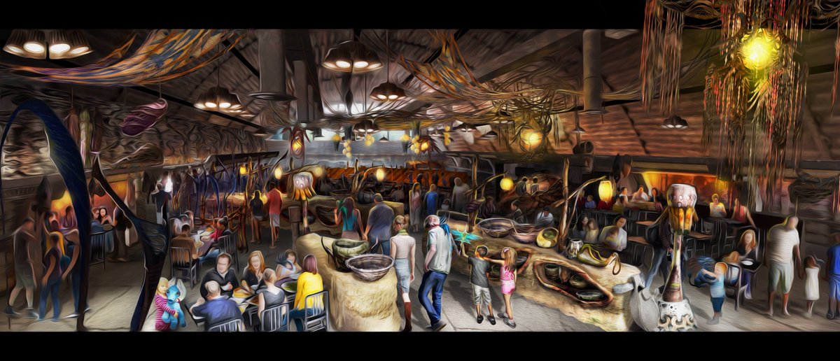 DisneyD23's tweet photo. Just Announced at #DestinationD! Pandora - The World of AVATAR will open at @waltdisneyworld summer 2017: https://t.co/TwCDaxHS9T https://t.co/gI4gL1sBET