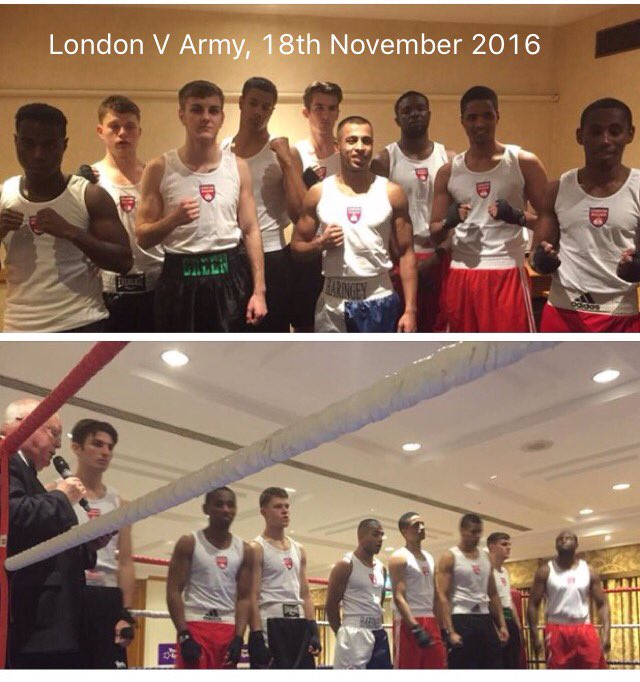 boxingbobby's tweet photo. Great day yesterday - 2 @AfeweeBrixton boxers represented London V Army &amp;  both victorious! #ProudCoach #londonboxing https://t.co/2kLOHIHW5L