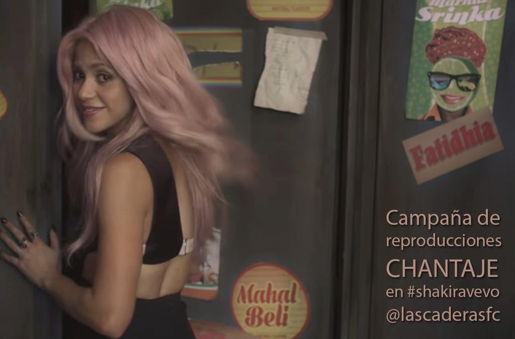 lascaderasfc's tweet photo. CAMPAÑA DE REPRODUCCIONES #chantaje @shakira @maluma #shakiravevo  🔥 🔥 #lascaderasfansclub #lascaderasfc 🎶 🎵 🎶 https://t.co/LGrpKEtRmO