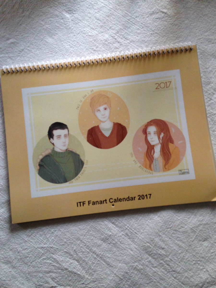 McMirrr's tweet photo. My #intheflesh calendar arrived 😍 it's so beautiful @itfcalendar https://t.co/MU5gjPjhiY