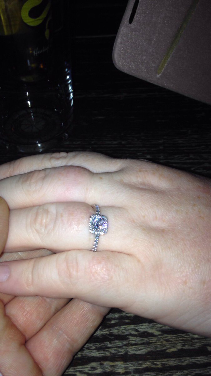 waynejackon's tweet image. Got engaged to my beautiful fiancé last night💍