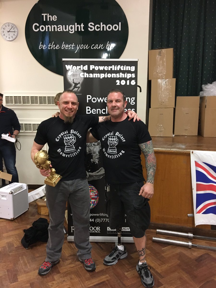 crystalpalacePL's tweet photo. Great day at the WPF world champs, well done to all lifters including Sam Minster &amp; Terry Smith. @gllsf https://t.co/XAWCeyTHdn