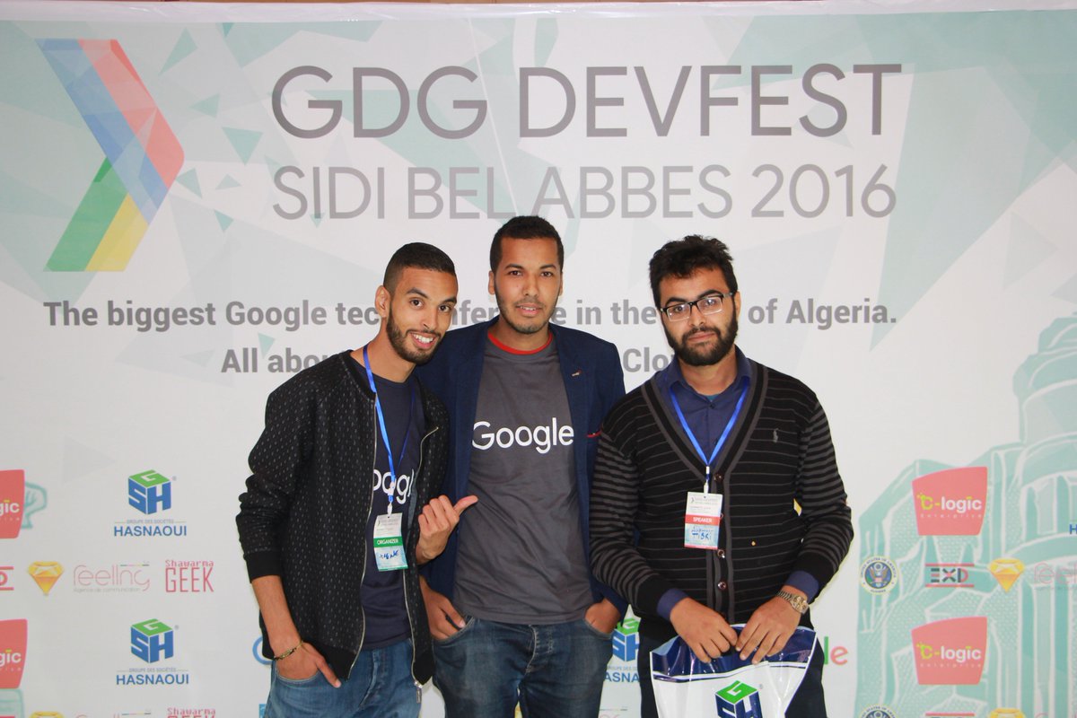 AmineKBC's tweet photo. From the big event :D
#gdgsba #dfsba #gdg #DevFest #SBA https://t.co/5YKOXW5TO8