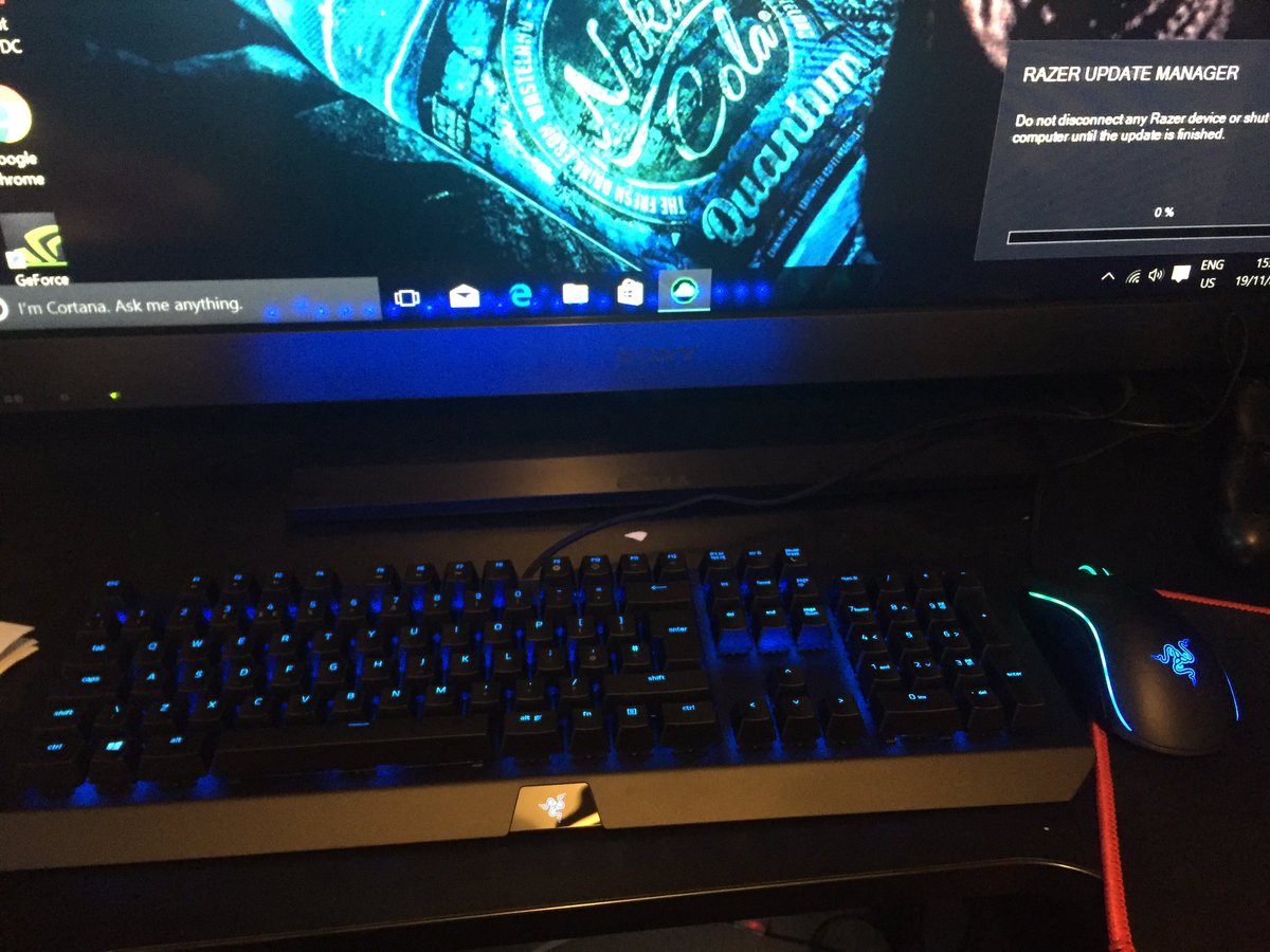 JustAn3picGamer's tweet photo. @Razer @TeamRazer I am now officially a part of the cult 😅 https://t.co/8iWgPsJ8EA