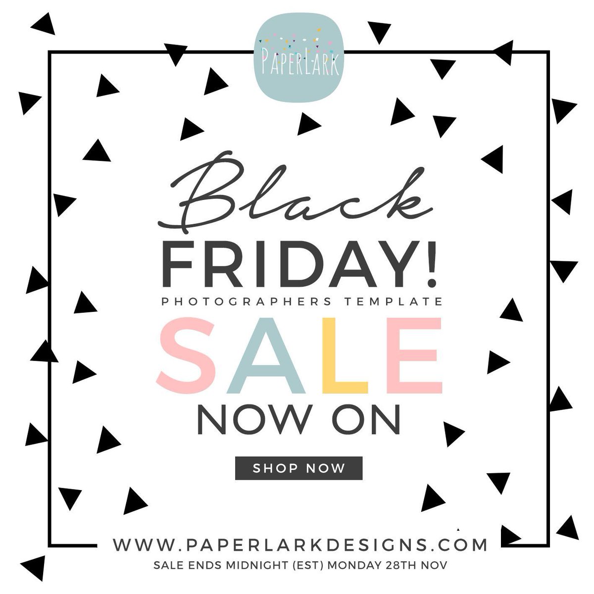 PaperLark's tweet photo. #BlackFriday #SALE Starts TODAY! 40% off #Photography #Templates. Time to stock up for #2017 while prices are LOW https://t.co/BWo7Yr1lD9 https://t.co/7VotLUxFcQ