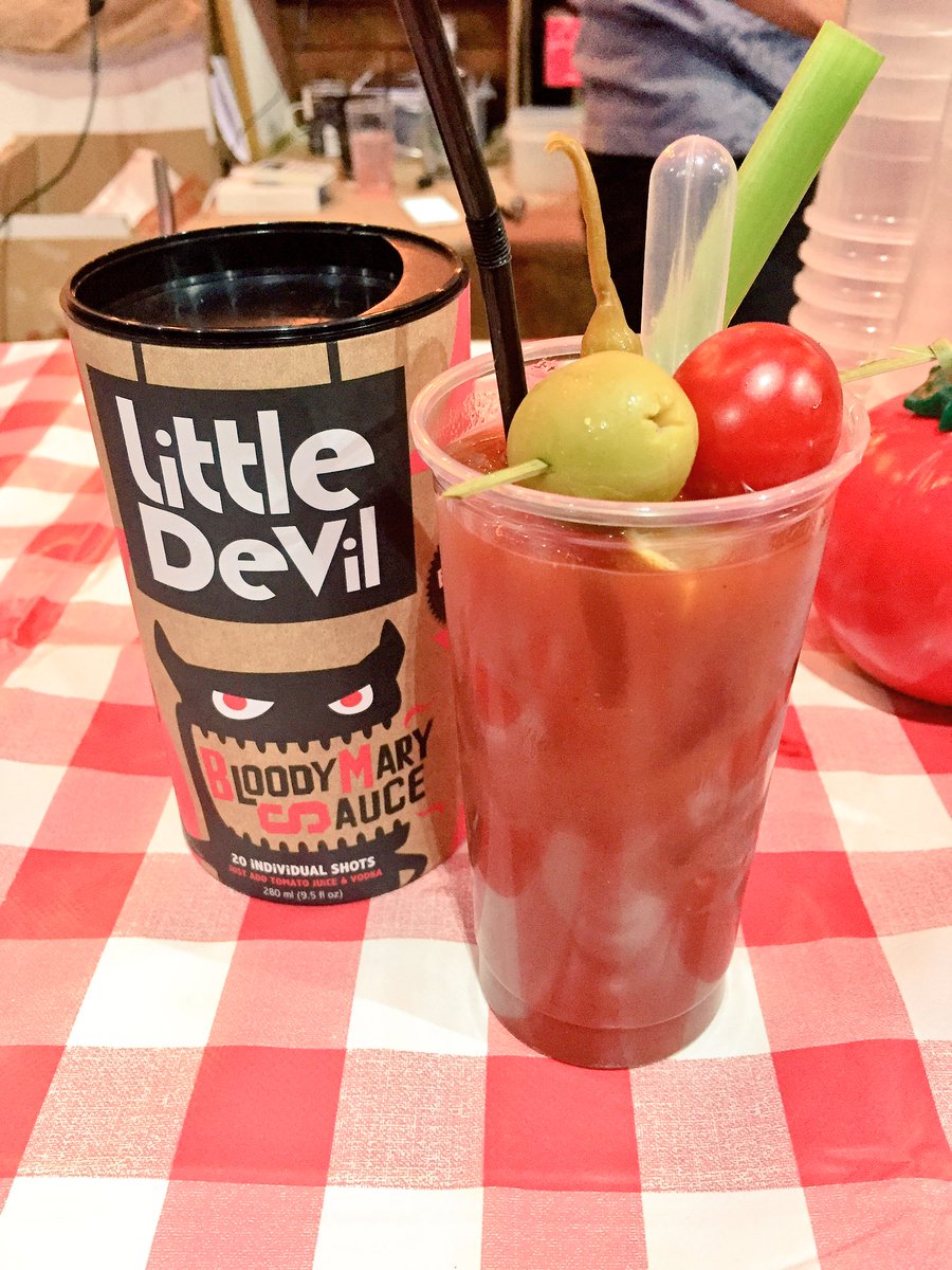 The ultimate weekend beverage, we bring you <a href="/LittleDevilOK/">Little Devil Spices</a> Bloody Mary. Get yours in The Great Gallery at #TasteofLondon!