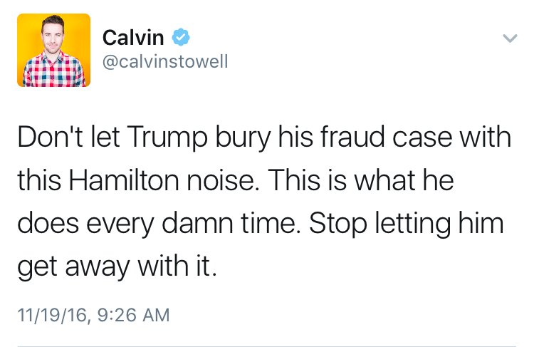 BuzzFeedNews's tweet image. People think Trump is feuding with “Hamilton” to distract you from this other stuff buzzfeed.com/juliareinstein…