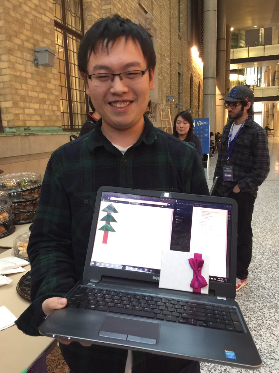 hackwithix's tweet photo. Congrats Michael on the HTML CSS Christmas tree challenge! #HackWithIX https://t.co/c7FqmEAsW9