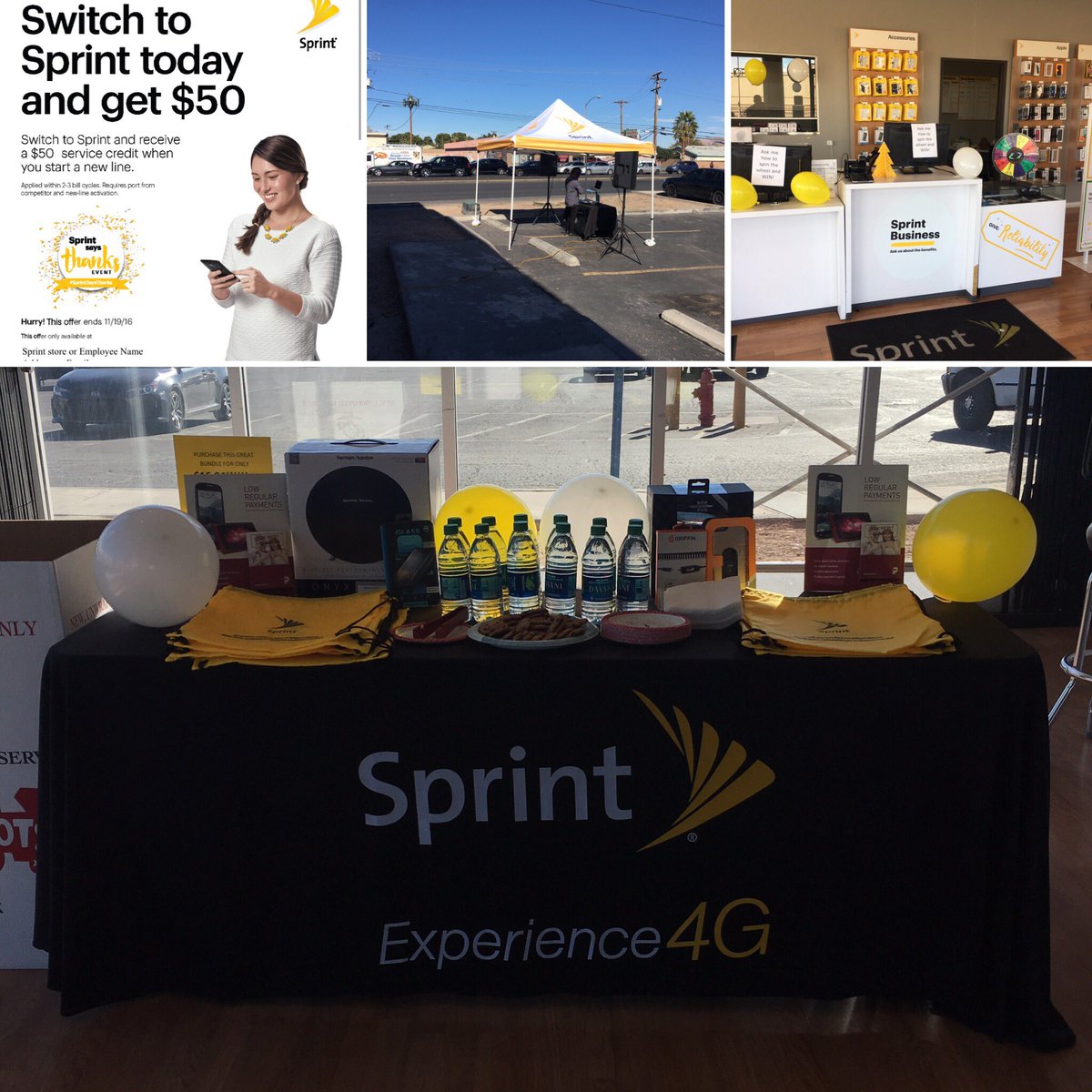Join us today for our sprint says thanks event. 5111 E Charleston Blvd, Las Vegas NV 89142 <a href="/DannyIsho/">Danny Isho</a> <a href="/david_lopez702/">David Lopez</a> #sprintsaysthanks