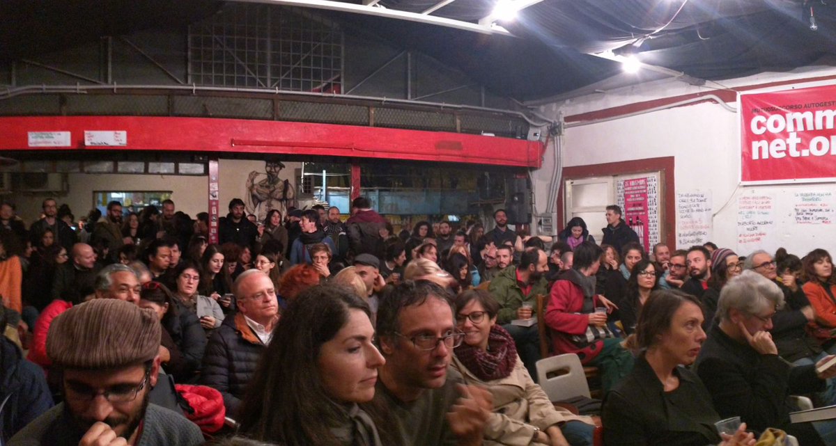 edizionialegre's tweet photo. Più di 250 persone a @CommuniaRoma per l'alta conflittualità degli oggetti narrativi di @Wu_Ming_Foundt Ora e sempre #notav #WM1viaggioNoTav https://t.co/hsXldb0SWE